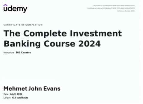 The Complete Investment Banking Course 2024